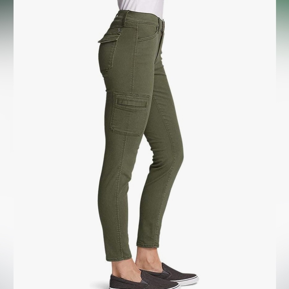 Eddie Bauer Women's Elysian Skinny Cargo Pants - Color, Slightly Curvy - Picture 5 of 5